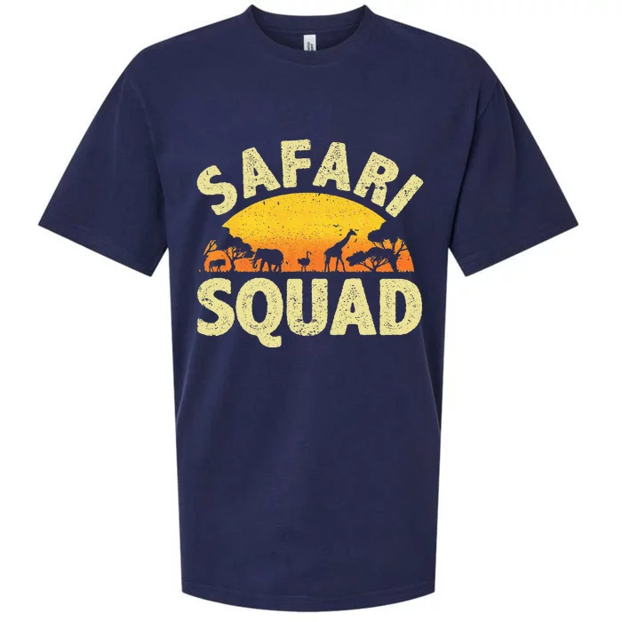 Cool Safari Squad Zoo Animal African Jungle Sueded Cloud Jersey T-Shirt