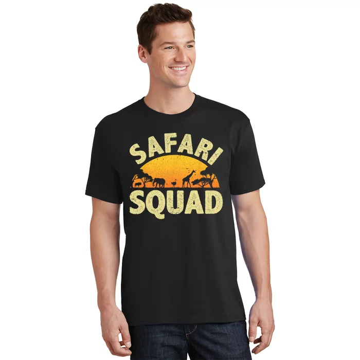 Cool Safari Squad For Men Women Zoo Animal African Jungle T-Shirt