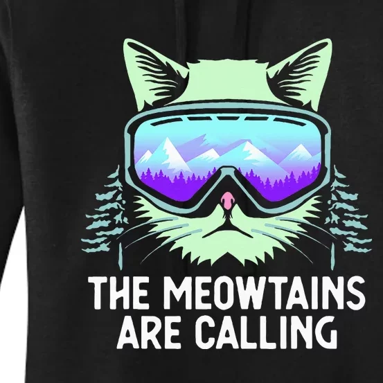 Cool Snowboard Ski Lover Mountain Skier Women's Pullover Hoodie