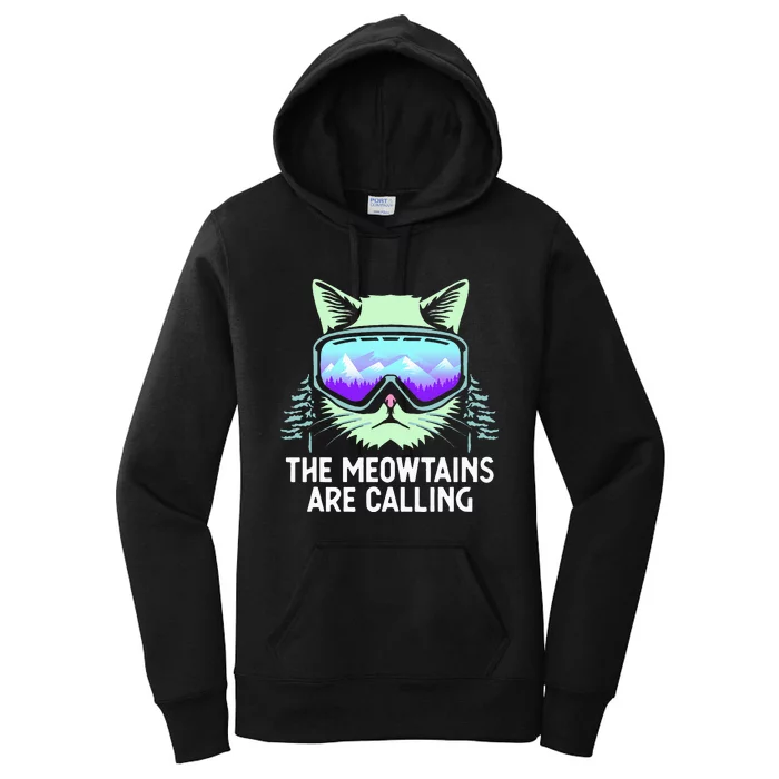 Cool Snowboard Ski Lover Mountain Skier Women's Pullover Hoodie