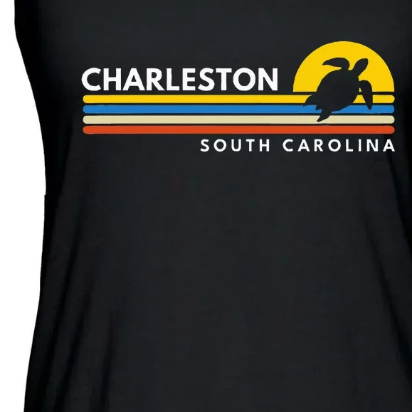 Charleston Sc South Carolina Ladies Essential Flowy Tank