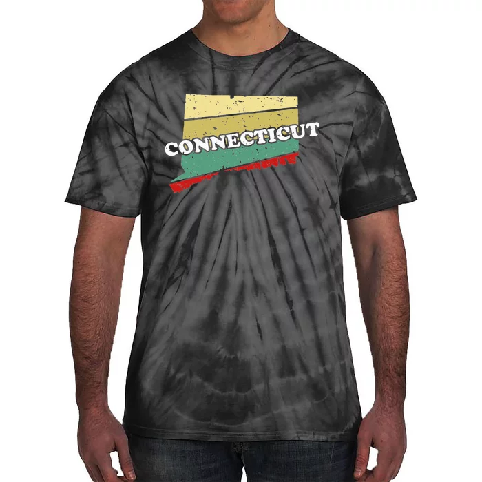 Connecticut State Souvenir Tie-Dye T-Shirt