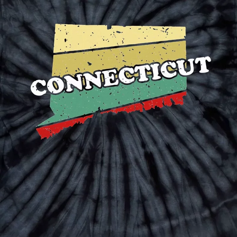 Connecticut State Souvenir Tie-Dye T-Shirt