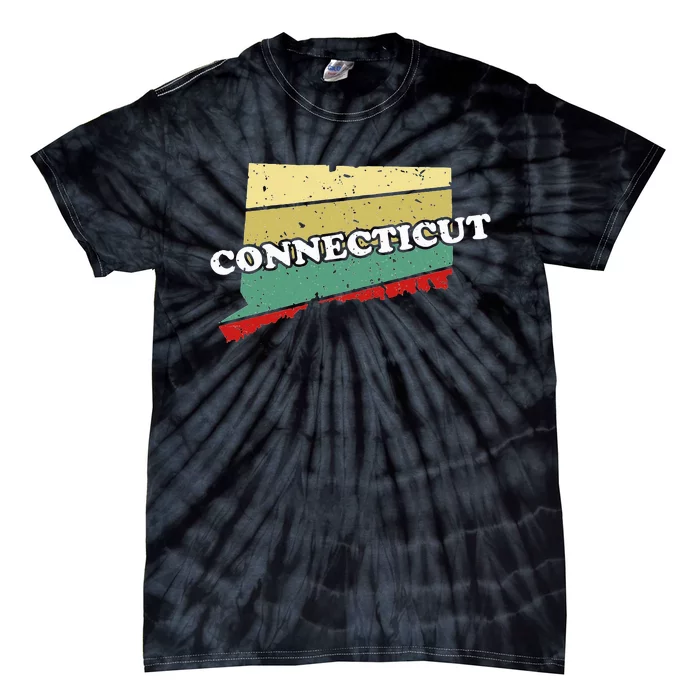 Connecticut State Souvenir Tie-Dye T-Shirt