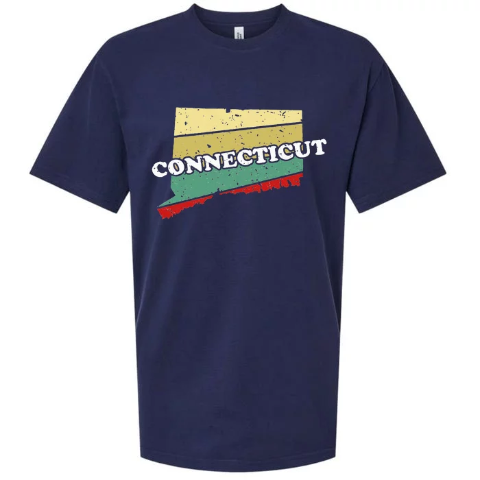 Connecticut State Souvenir Sueded Cloud Jersey T-Shirt