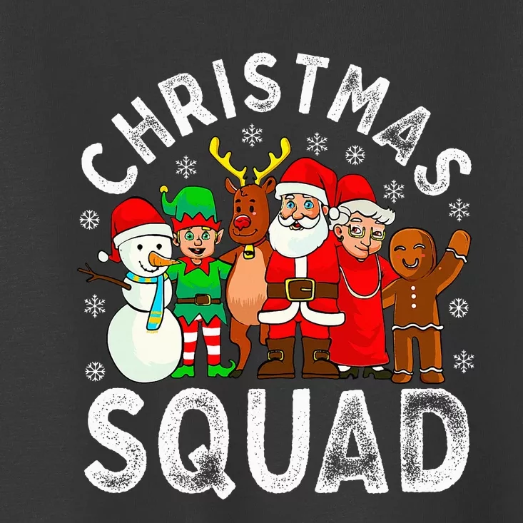 Christmas Squad Santa Family Matching Pajamas Xmas Toddler T-Shirt