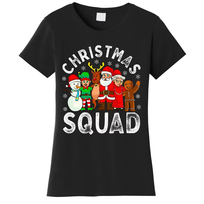 Christmas Squad Santa Family Matching Pajamas Xmas Women's T-Shirt