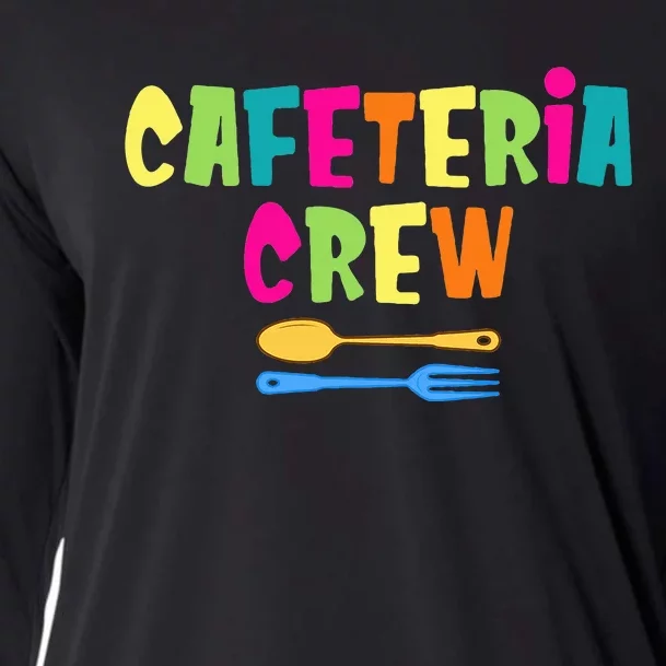 Cafeteria Squad School Cafeteria Lady Worker Cooling Performance Long Sleeve Crew