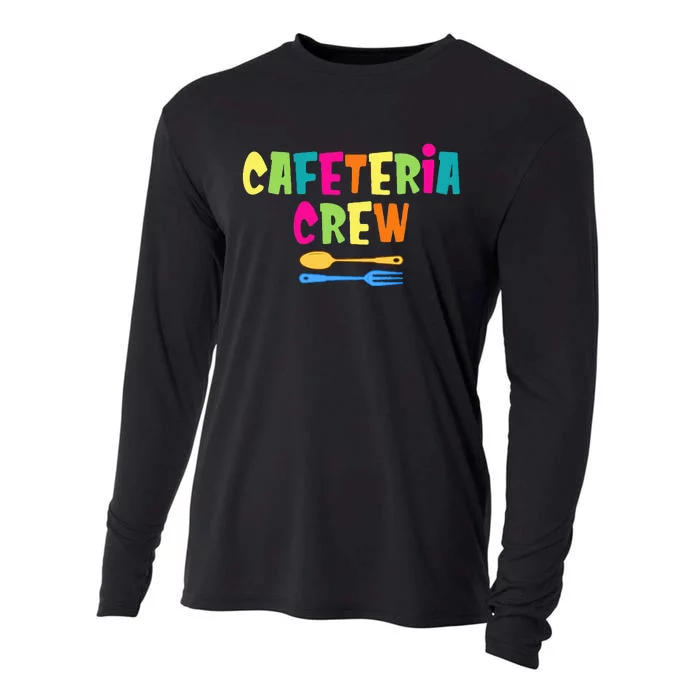 Cafeteria Squad School Cafeteria Lady Worker Cooling Performance Long Sleeve Crew