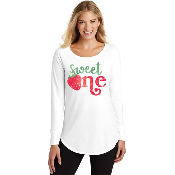 Cute Strawberry Sweet One Women's Perfect Tri Tunic Long Sleeve Shirt