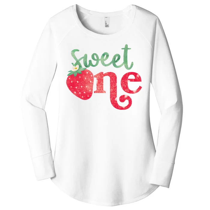 Cute Strawberry Sweet One Women's Perfect Tri Tunic Long Sleeve Shirt