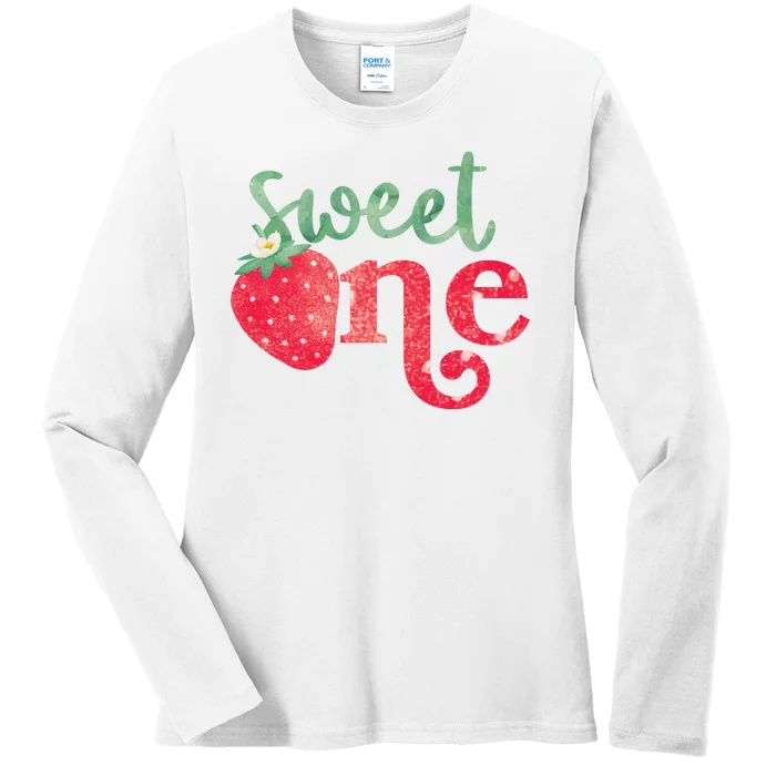 Cute Strawberry Sweet One Ladies Long Sleeve Shirt