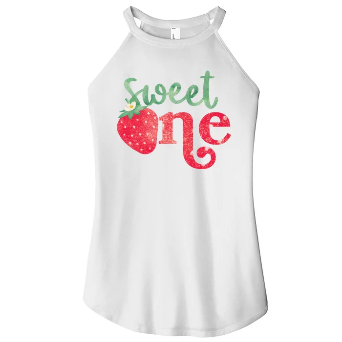 Cute Strawberry Sweet One Women’s Perfect Tri Rocker Tank