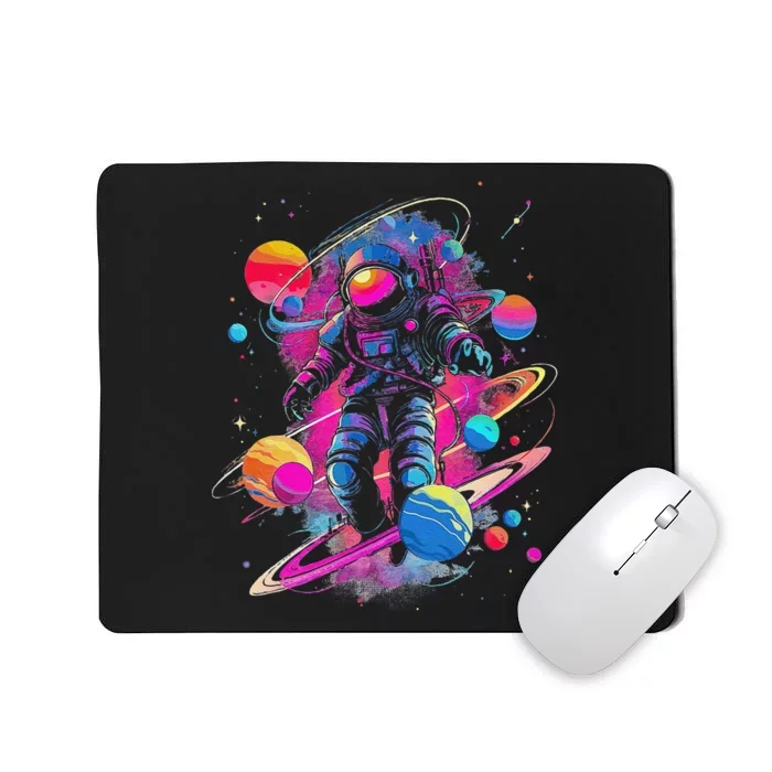 Cool Spaceman Scifi Astronaut Space Mousepad