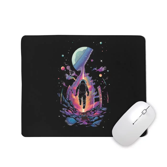 Cool Spaceman Scifi Astronaut Space Mousepad