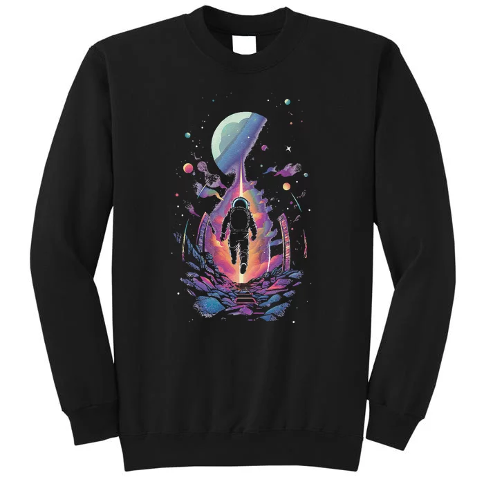 Cool Spaceman Scifi Astronaut Space Tall Sweatshirt