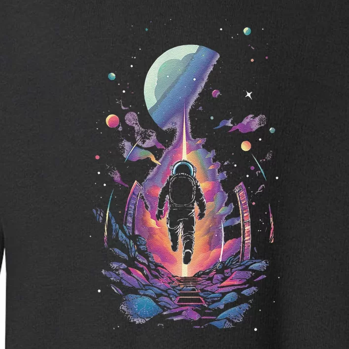 Cool Spaceman Scifi Astronaut Space Toddler Sweatshirt