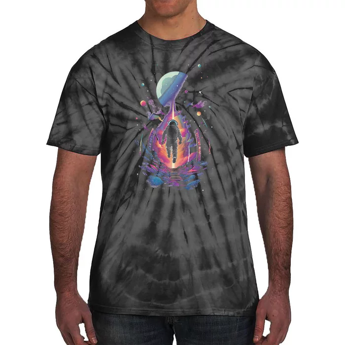 Cool Spaceman Scifi Astronaut Space Tie-Dye T-Shirt