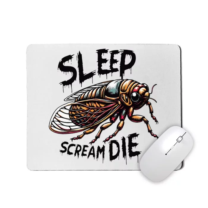 Cicada Sleep Scream Die Incect Bug Lover Entomologist Mousepad