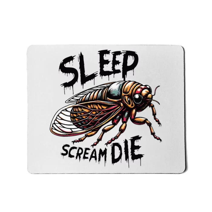 Cicada Sleep Scream Die Incect Bug Lover Entomologist Mousepad