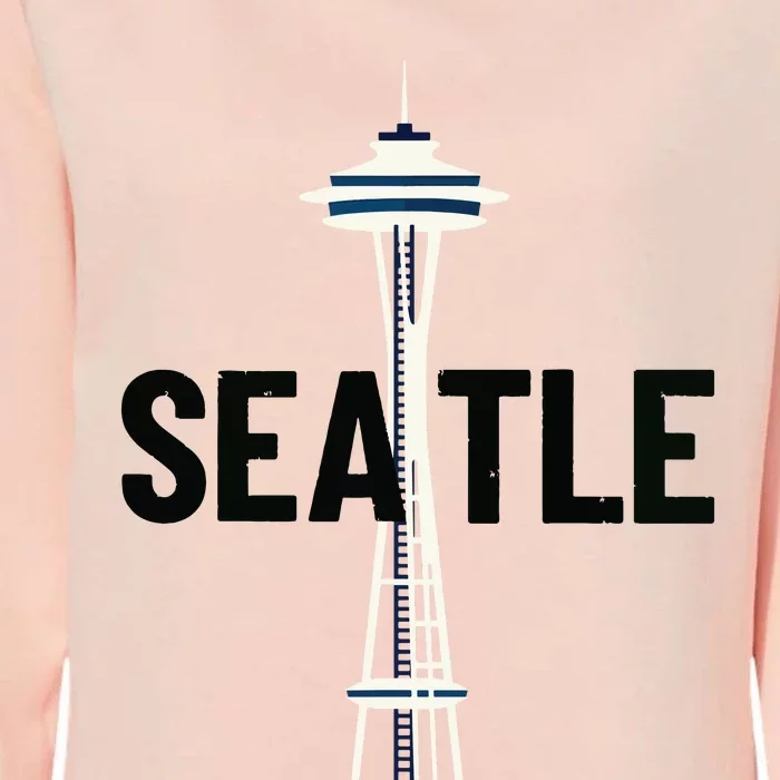 Cool Seattle Space Needle Traveler Souvenir Washington Womens California Wash Sweatshirt