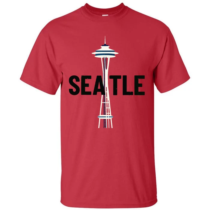 Cool Seattle Space Needle Traveler Souvenir Washington Tall T-Shirt