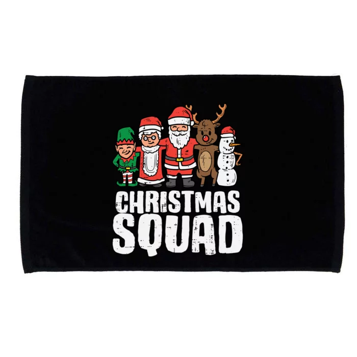 Christmas Squad Santa Xmas Family Boys Girls Cute Gift Microfiber Hand Towel