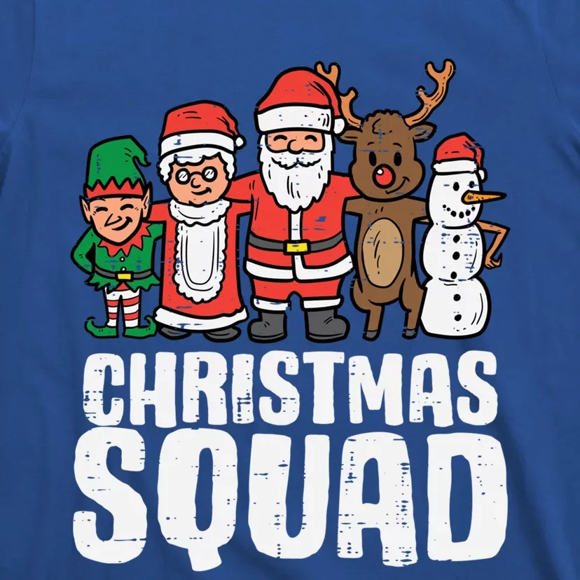 Christmas Squad Santa Xmas Family Boys Girls Cute Gift T-Shirt