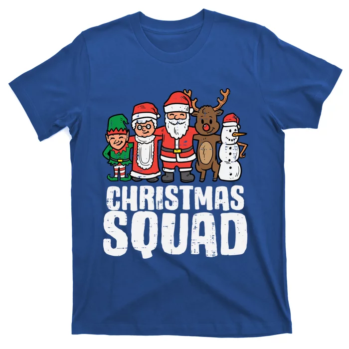 Christmas Squad Santa Xmas Family Boys Girls Cute Gift T-Shirt