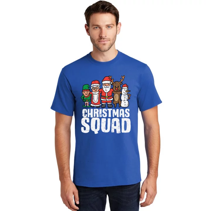 Christmas Squad Santa Xmas Family Boys Girls Cute Gift Tall T-Shirt