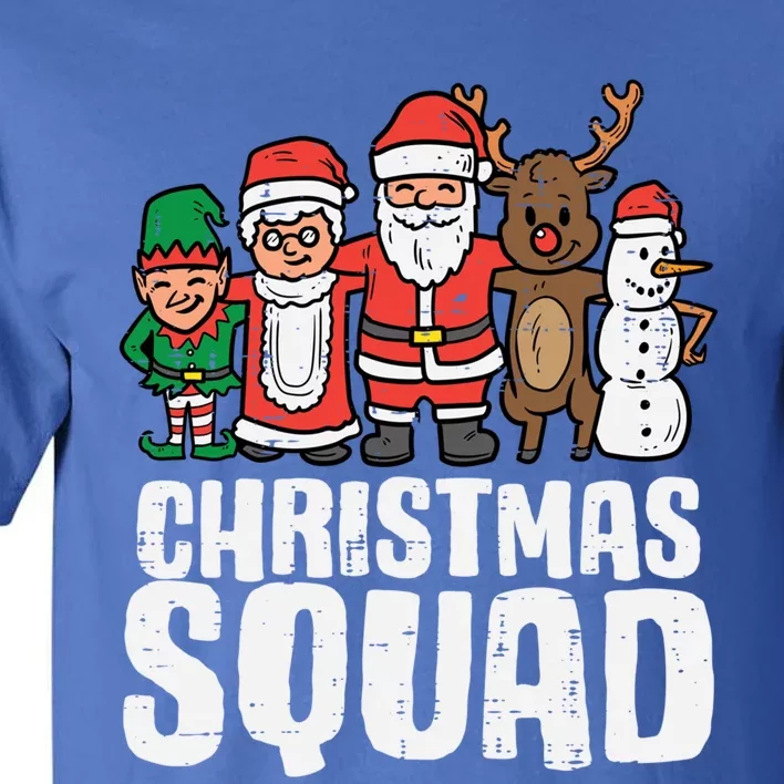 Christmas Squad Santa Xmas Family Boys Girls Cute Gift Tall T-Shirt