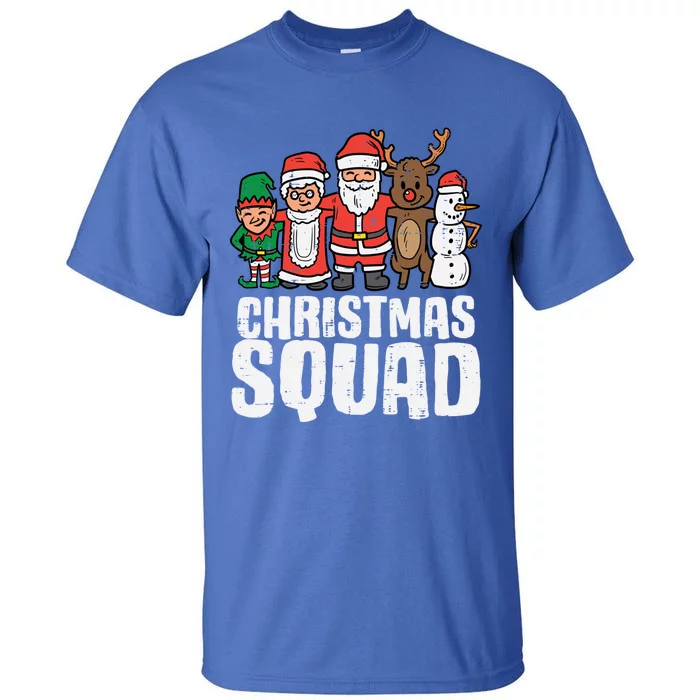 Christmas Squad Santa Xmas Family Boys Girls Cute Gift Tall T-Shirt