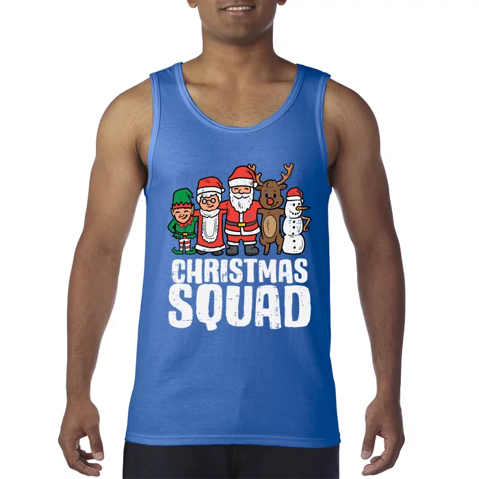 Christmas Squad Santa Xmas Family Boys Girls Cute Gift Tank Top