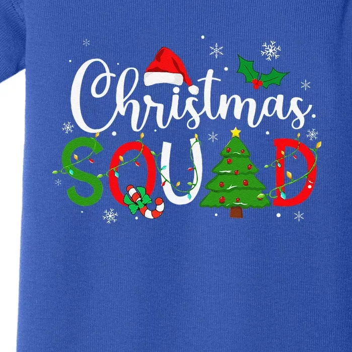 Christmas Squad Santa Family Matching Pajamas Xmas Funny Baby Bodysuit