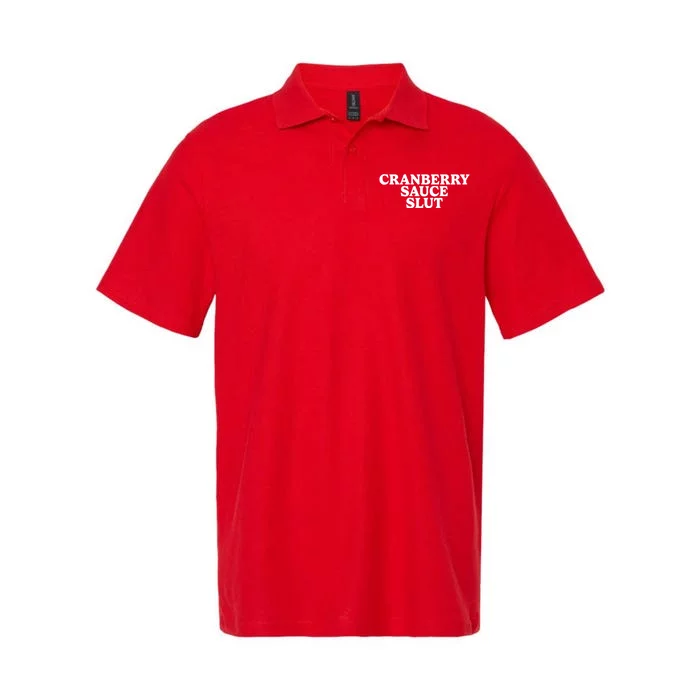 Cranberry Sauce Slut Softstyle Adult Sport Polo