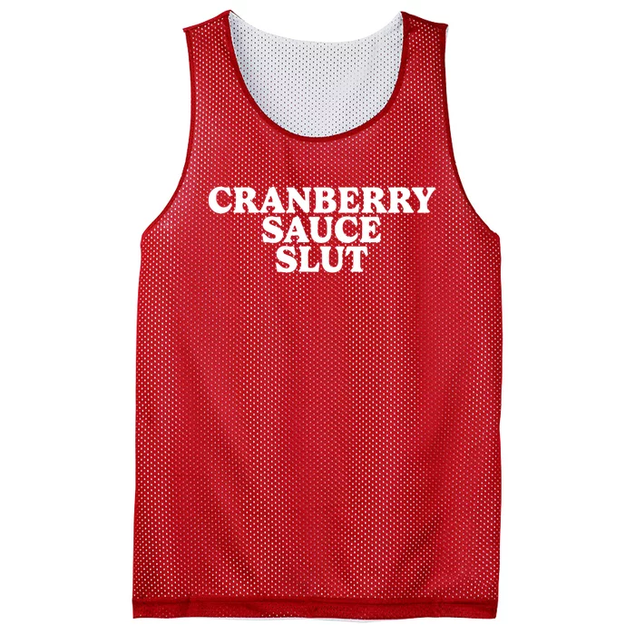 Cranberry Sauce Slut Mesh Reversible Basketball Jersey Tank