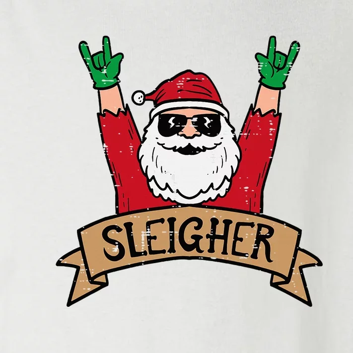 Christmas Sleigher Santa Rock Xmas Rocker Toddler Long Sleeve Shirt