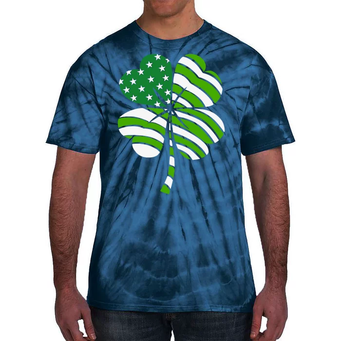 Clover Star St Patrick's Day Festive Holiday Tie-Dye T-Shirt