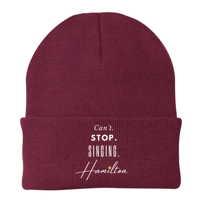 Cant Stop Singing Hamilton Hamilton Lyrics Funny Hamilton Quote Knit Cap Winter Beanie