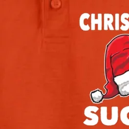 Christmas Sucks Scrooge Gift Dry Zone Grid Performance Polo