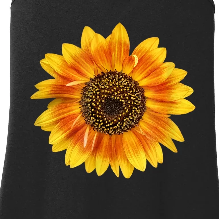 Cute Sunflower Sun Flower Fun Nature Flower Garden Lovers Ladies Essential Tank