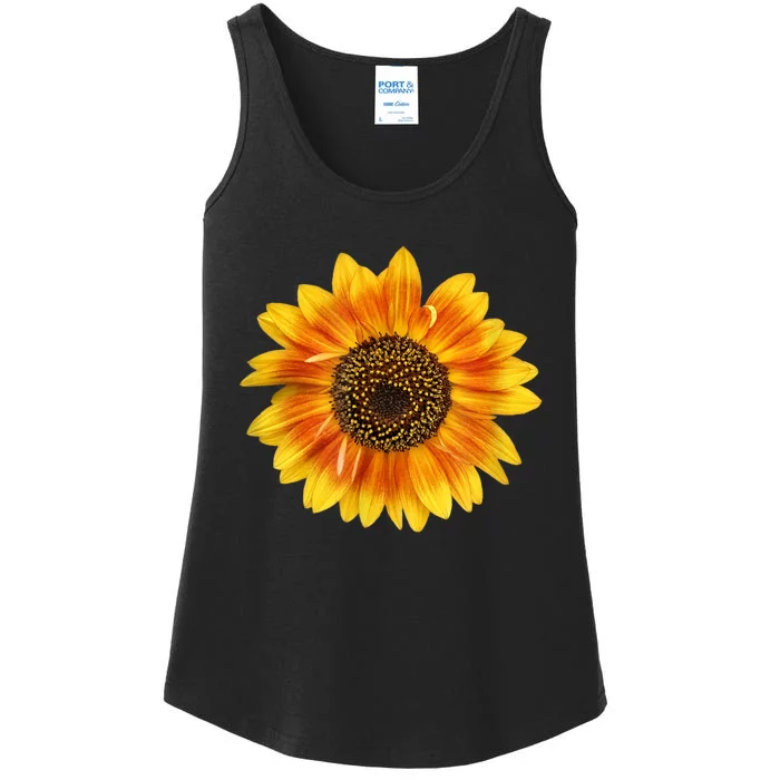 Cute Sunflower Sun Flower Fun Nature Flower Garden Lovers Ladies Essential Tank