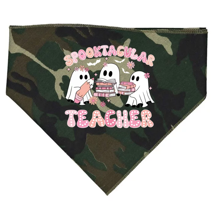 Cute Spooky Season Halloween Teacher Gift USA-Made Doggie Bandana