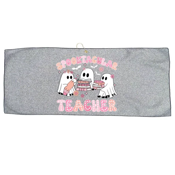 Cute Spooky Season Halloween Teacher Gift Large Microfiber Waffle Golf Towel