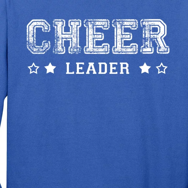 Cheerleader Spirit Squad World Varsity All Star Cute Cheer Gift Tall Long Sleeve T-Shirt