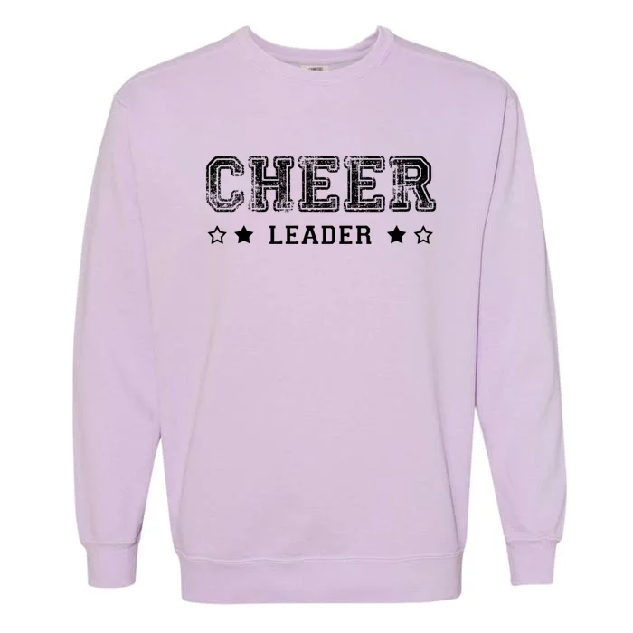 Cheerleader Spirit Squad World Varsity All Star Cute Cheer Gift Garment-Dyed Sweatshirt