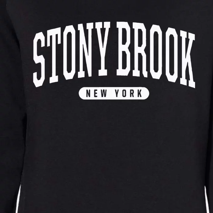 College Style Stony Brook New York Souvenir Gift Womens California Wash Sweatshirt