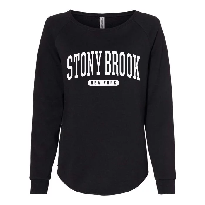 College Style Stony Brook New York Souvenir Gift Womens California Wash Sweatshirt