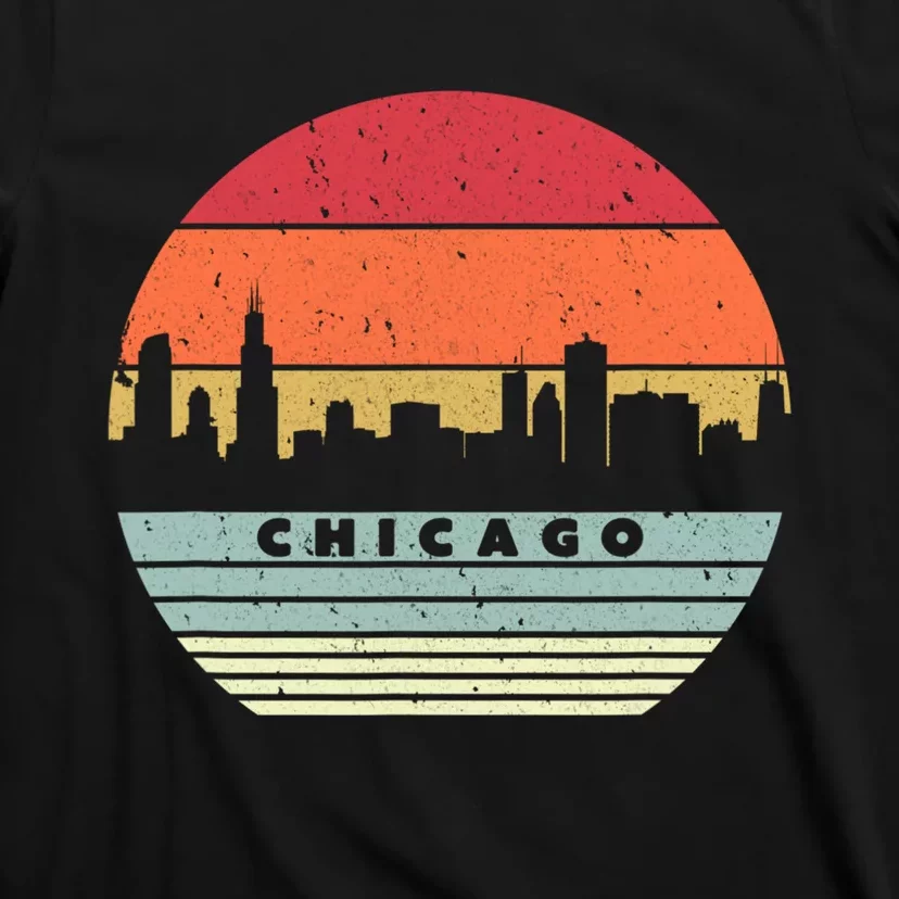 Chicago Souvenir Shirt. Retro Style USA Skyline T-Shirt