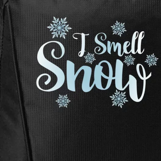 Cute Snowflakes Snowy Winter Holiday Christmas City Backpack